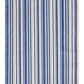 Outdoor Tessuto per sedia a sdraio Righe longitudinali 44 cm – indaco/beige, 