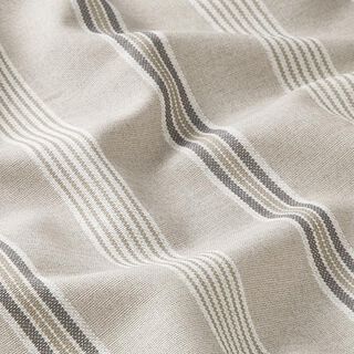 Tessuti da esterni canvas Righe sottili – beige, 