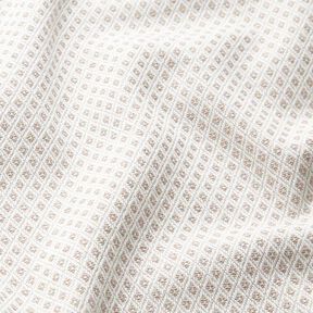 tessuto arredo Jacquard Piccoli rombi – beige scuro, 