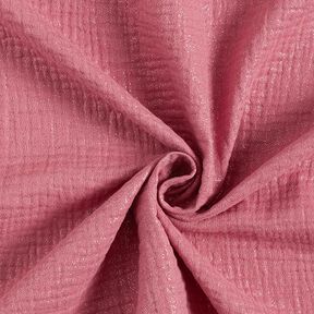 mussolina / tessuto doppio increspato Fini punti glitterati| by Poppy – rosa anticato, 