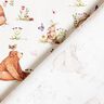 popeline di cotone Lepre e Orso stampa digitale – avorio,  thumbnail number 4