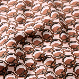 Raso di cotone elasticizzato Anelli di bloccaggio – rosa, 