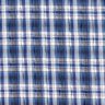 Tessuto di cotone tartan increspato – blu reale/bianco,  thumbnail number 1