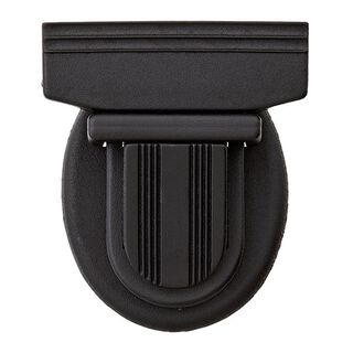 chiusura per borse [ 38x38 mm ] – nero, 