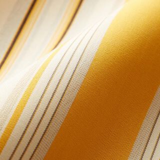 tessuto per tende da sole righe mélange – giallo/grigio chiaro, 