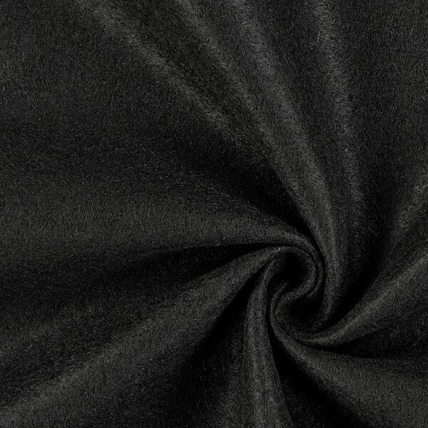 Feltro 90 cm / 1 mm di spessore – nero,  image number 1