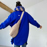 Tessuto di lino misto Ramie medio – blu reale,  thumbnail number 12