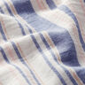 mussolina / tessuto doppio increspato righe tinte in filo | Poppy – bianco/blu marino,  thumbnail number 2