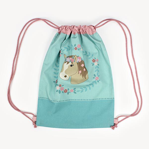 HORSE LOVE Cut & Sew, taglio di tessuto in cotone con cavalli [ 80 x 155 cm ] | Kullaloo,  image number 15