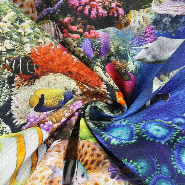 tessuto arredo stampa digitale acquario, image number 2