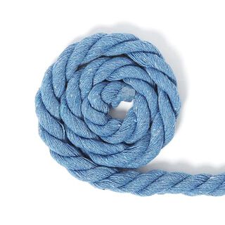 Cordoncino in cotone [Ø 14 mm] 14 - grigio azzurro, 