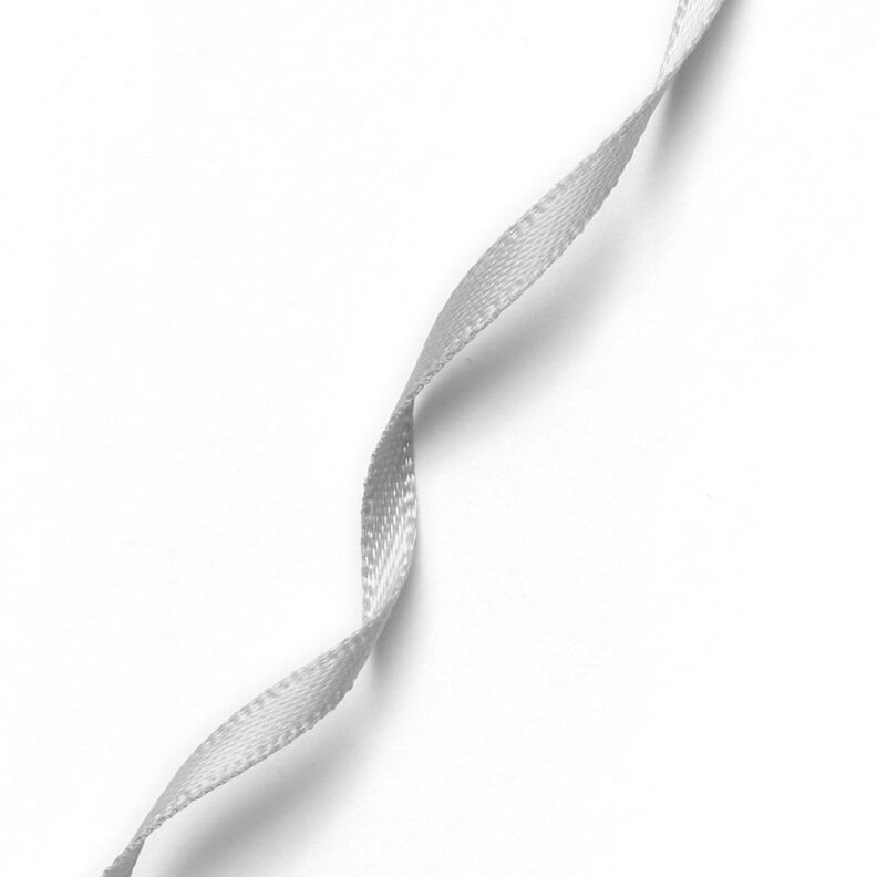 Nastro in satin [3 mm] – grigio chiaro,  image number 3