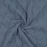 tessuto trapuntato mussola Onde – grigio blu,  thumbnail number 3