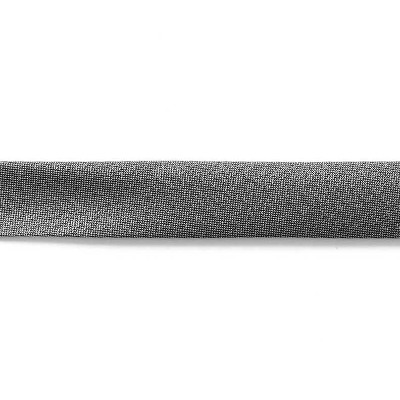 Nastro in sbieco Metallico [20 mm] – nero,  image number 2