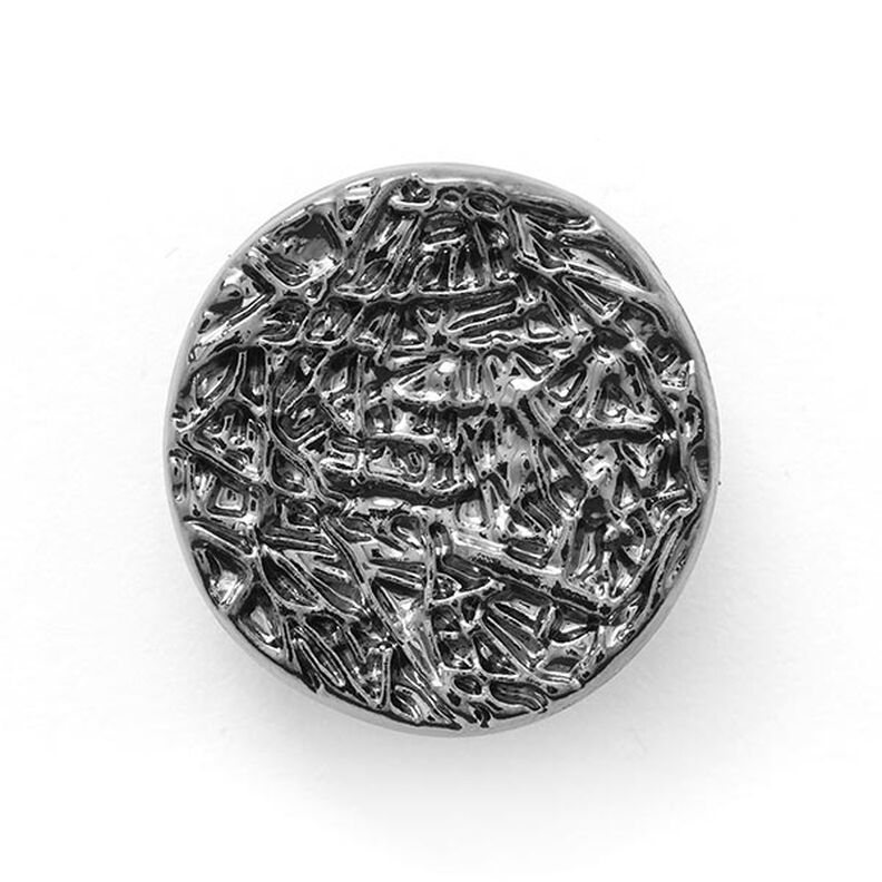 bottone in metallo meteora  – d'argent metallica,  image number 1