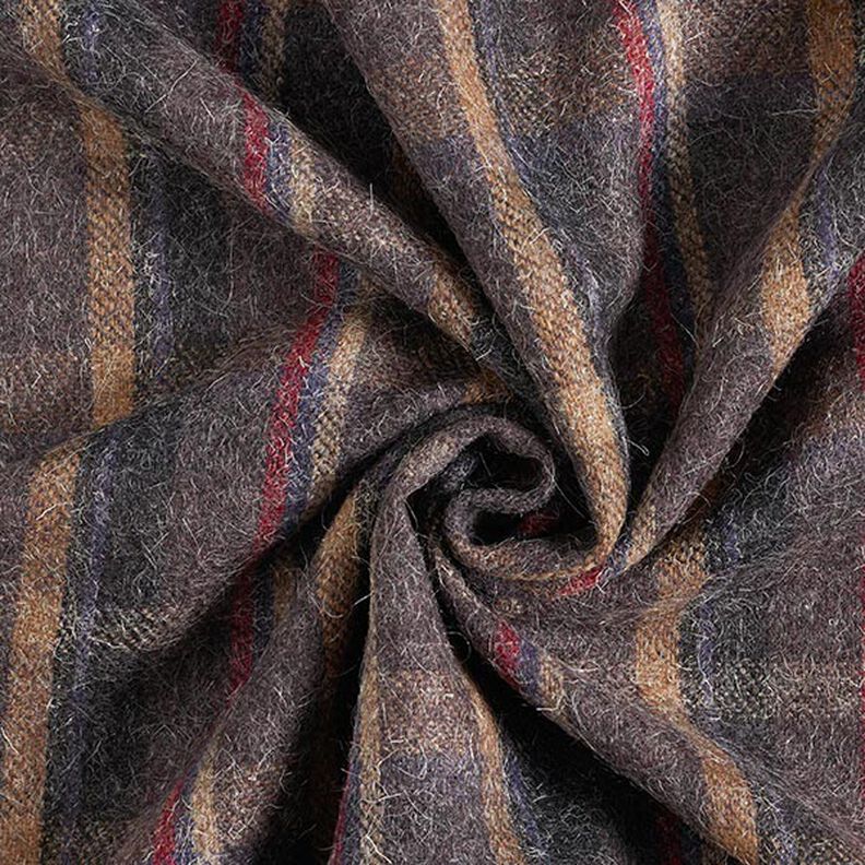 Misto lana vergine a quadri – talpa scuro,  image number 5