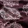 jersey di cotone Mandala | Glitzerpüppi – rosso merlot/grigio argento,  thumbnail number 1