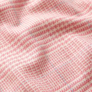 Tessuto in lana Principe di Galles – rosa, 