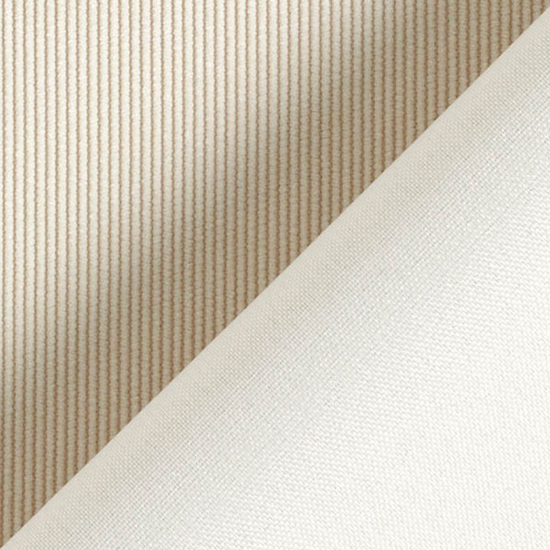 tessuto da tappezzeria velluto a costine – bianco lana,  image number 3