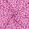 mussolina / tessuto doppio increspato Stampa leopardata colorata | Poppy Fabrics – violetto,  thumbnail number 3