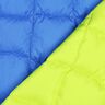 tessuto trapuntato Quadrati ondulati – blu reale/verde neon,  thumbnail number 4