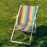 Outdoor Tessuto per sedia a sdraio Righe longitudinali 44 cm – turchese,  thumbnail number 4