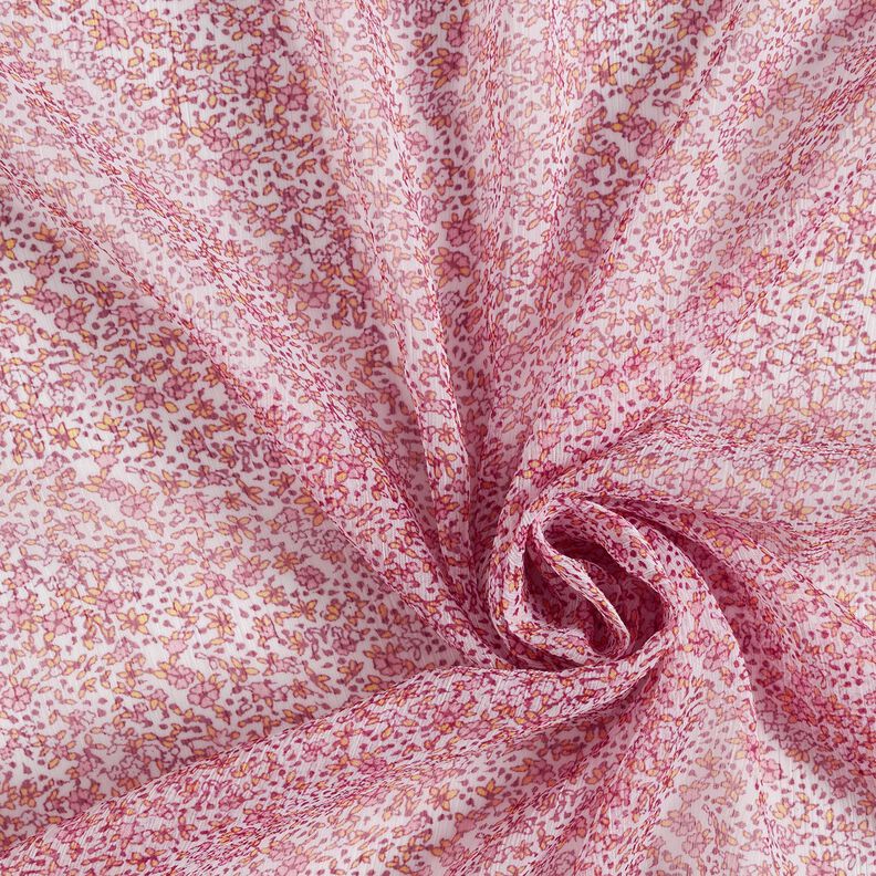 Crespo di chiffon millefiori – rosa anticato,  image number 3