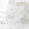 Nastro in pizzo con fiori [65 mm] – bianco,  thumbnail number 2