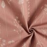 tessuto arredo mezzo panama Delicati fiori – rosa anticato,  thumbnail number 3