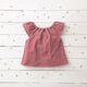 GOTS mussolina / tessuto doppio increspato | Tula – rosa anticato,  thumbnail number 5