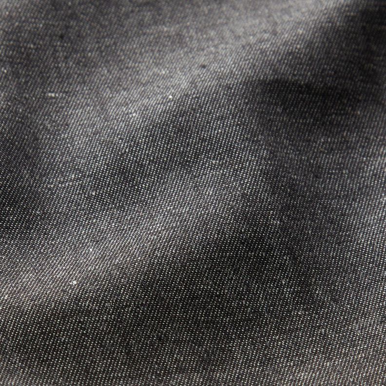 Denim in cotone leggero – nero,  image number 2