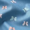 GOTS popeline di cotone Farfalle – blu brillante,  thumbnail number 2