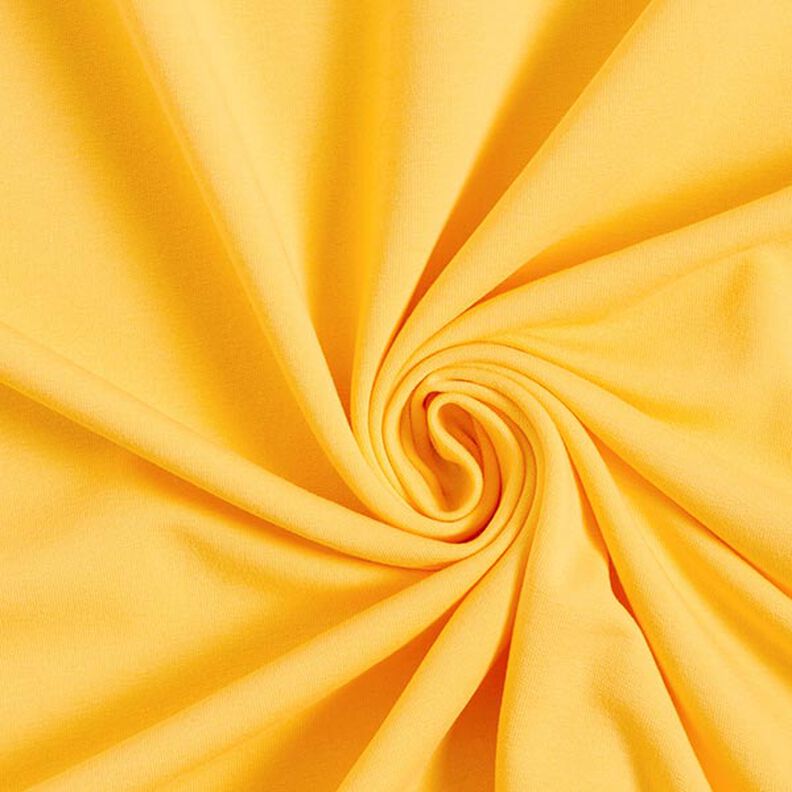 felpa di cotone leggera tinta unita – giallo sole,  image number 1