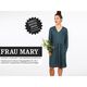 FRAU MARY - abito con scollo a V e arricciatura sulla gonna, Studio Schnittreif  | XS -  XXL,  thumbnail number 1
