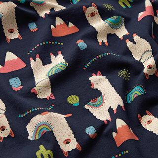 jersey di cotone Alpaca – blu notte, 