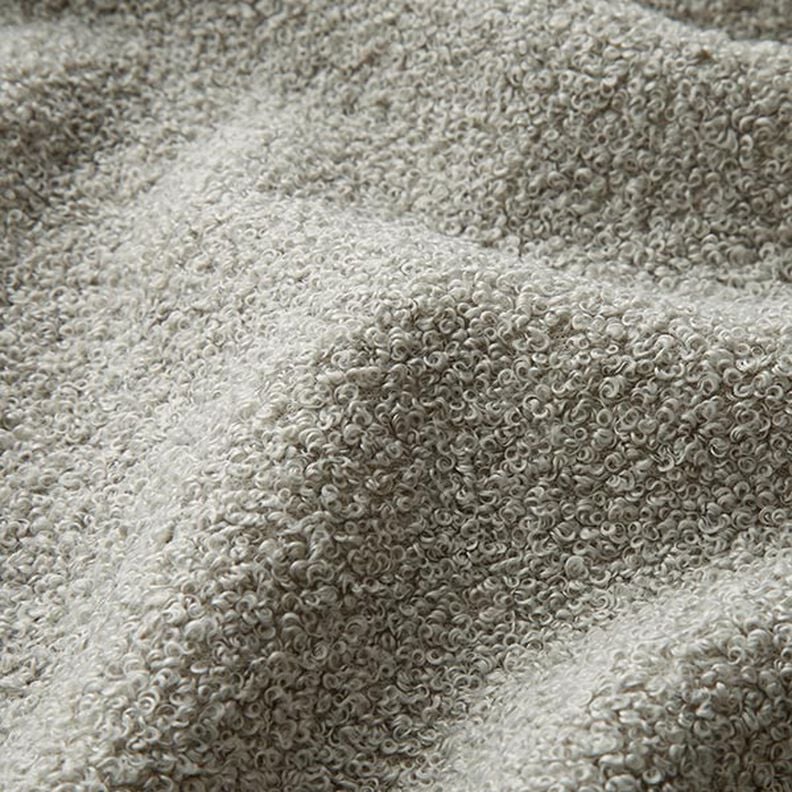 tessuto da tappezzeria bouclé – grigio chiaro,  image number 2