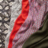 Chiffon increspato, paisley – lillà rosso,  thumbnail number 5
