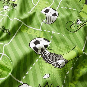 tessuto arredo mezzo panama partita di calcio – verde, 