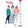 maglione / felpa con cappuccio, tre lunghezze | Burda 5979 | 34-48,  thumbnail number 1