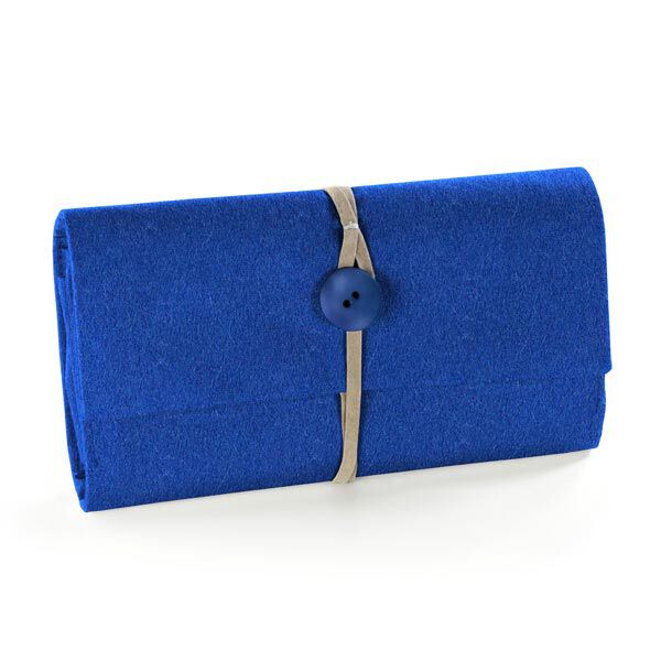Feltro 90cm / 1mm di spessore – blu reale,  image number 4