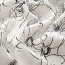 Mix viscosa disegno floreale con lucentezza metallica – bianco/nero,  thumbnail number 3