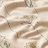 tessuto arredo mezzo panama fiori secchi – naturale/rosa,  thumbnail number 2