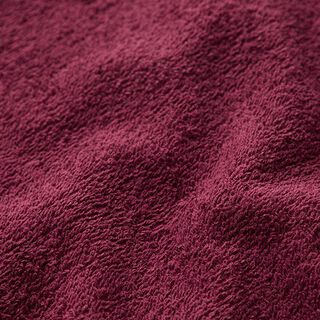 tessuto in spugna – rosso Bordeaux, 