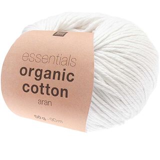 Essentials Organic Cotton aran, 50g | Rico Design (001), 