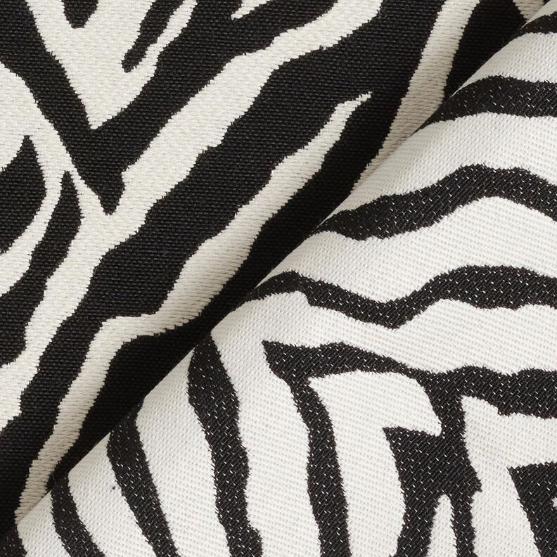 tessuto arredo Jacquard Zebra – avorio/nero,  image number 4