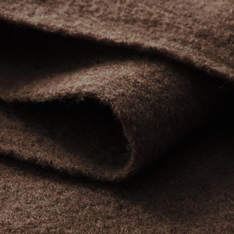 loden follato in lana mélange – marrone scuro,  image number 4