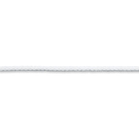 Cordoncino in cotone [Ø 3 mm] – bianco, 