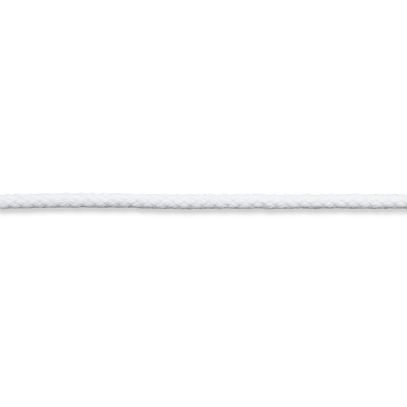 Cordoncino in cotone [Ø 3 mm] – bianco,  image number 2