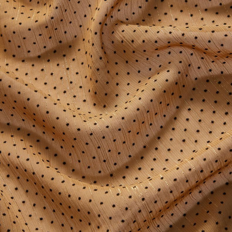Righe con righe glitterate e pois – marrone capriolo, image number 2