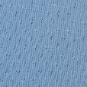 jersey maglia fine con motivi traforati – blu, 